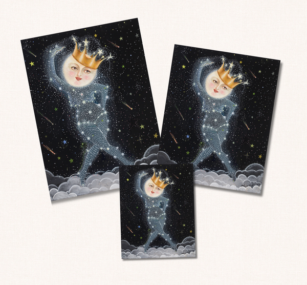 Sister Moon Print Art Print – Multiple Sizes Available – Jahna