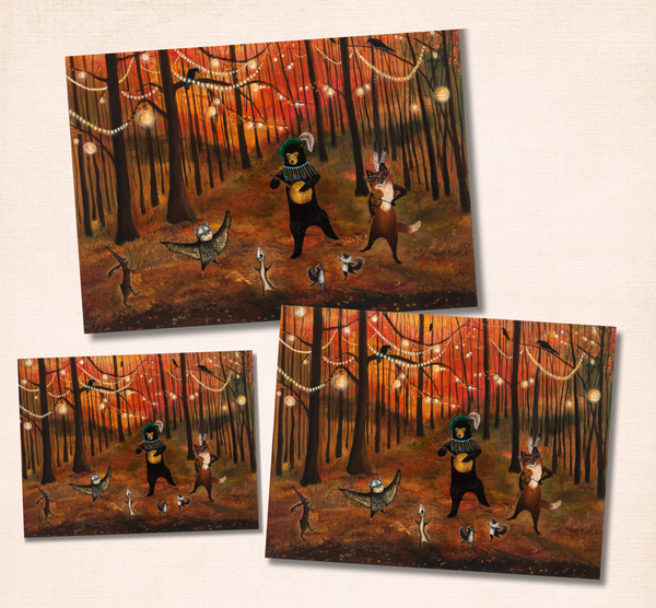Autumn Splendor Art Print – Multiple Sizes Available – Jahna