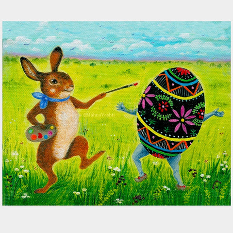 Bunny Colors Print / 8x10 or 11x14