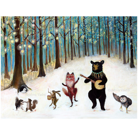 Forest Festivities Print / 8x10 or 11x14