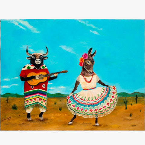 La Serenata de la Burra Print / 8x10 or 11x14