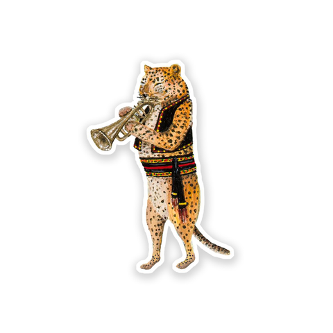 Sticker / Leopard / Die Cut Sticker