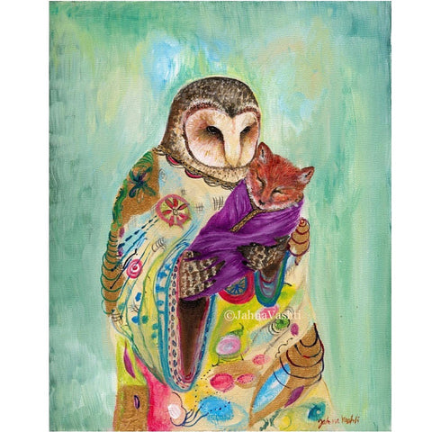 Mother Owl Print / 8x10 or 11x14