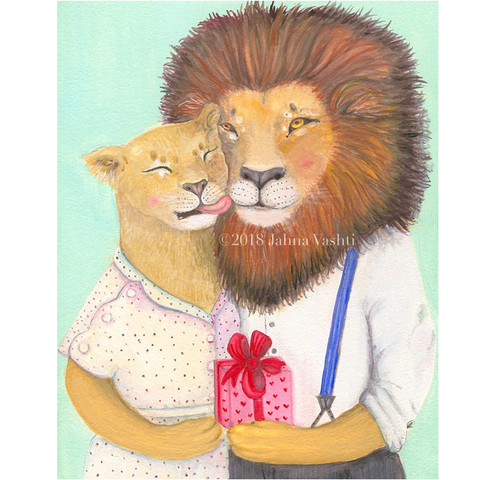 Ruthie & Hal Print / 8x10 or 11x14
