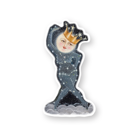 Sticker / Dancing Moon / Die Cut Sister Moon Sticker