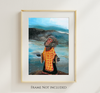 First Snow Print Art Print – Multiple Sizes Available