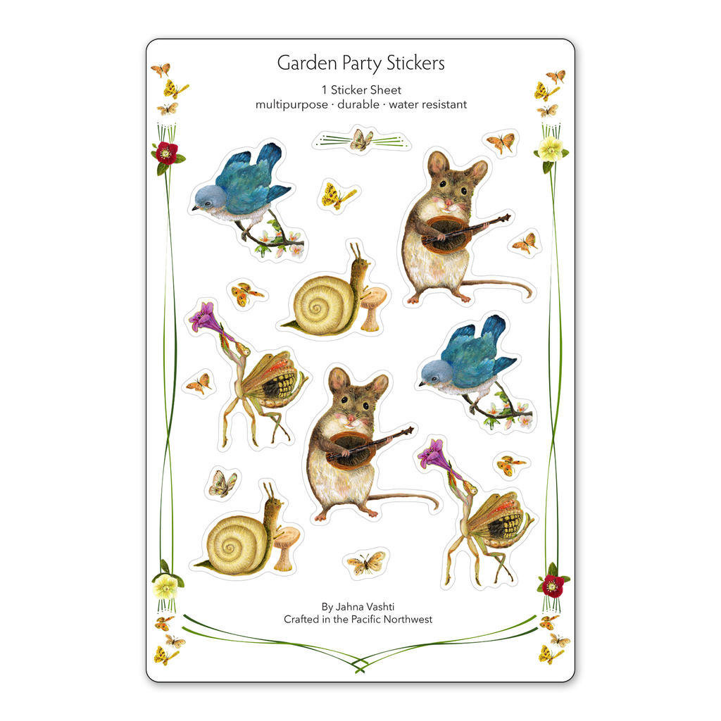 Garden Party Sticker Sheet