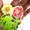 Happy Hour Flowers  // Die Cut Vinyl Sticker
