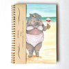 Spiral bound journal // Bikini Hippo