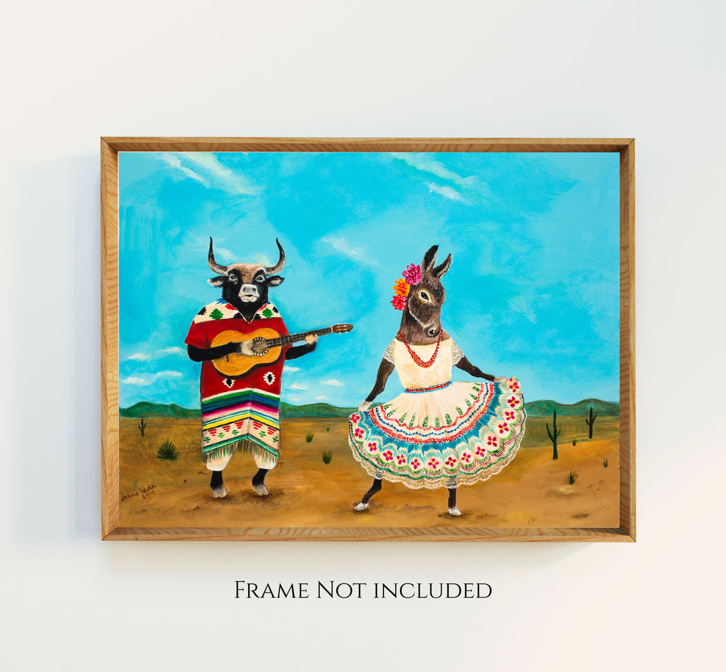 La Serenata de la Burra Art Print – Multiple Sizes Available
