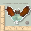 Loony Bat Vinyl Sticker