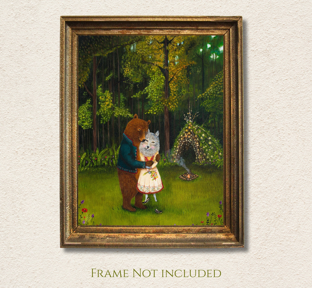 Swept off Her Feet Art Print – Multiple Sizes Available