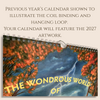 2027 Wall Calendar - PRE ORDER with free gift - Please read the details!
