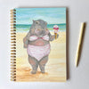 Spiral bound journal // Bikini Hippo