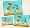 Pantaloons and Parasols print Art Print – Multiple Sizes Available