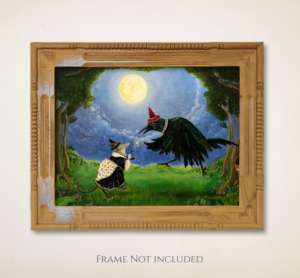 The Shrew & The Crow Art Print – Multiple Sizes Available