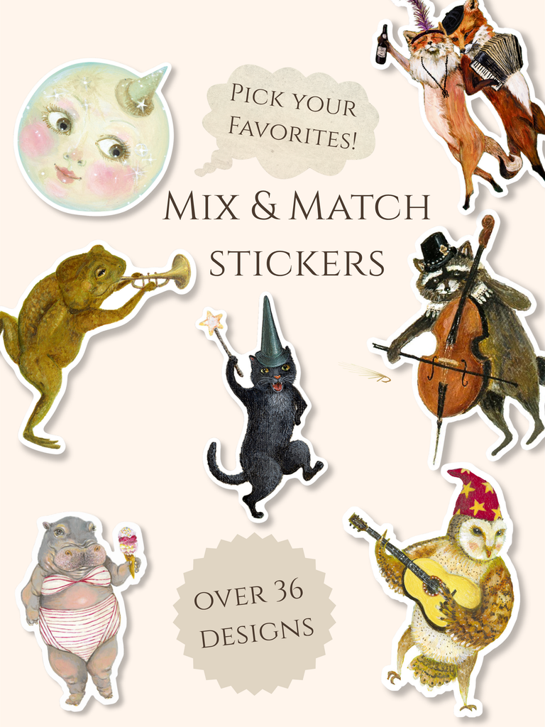 Mix & Match Stickers - You Choose!