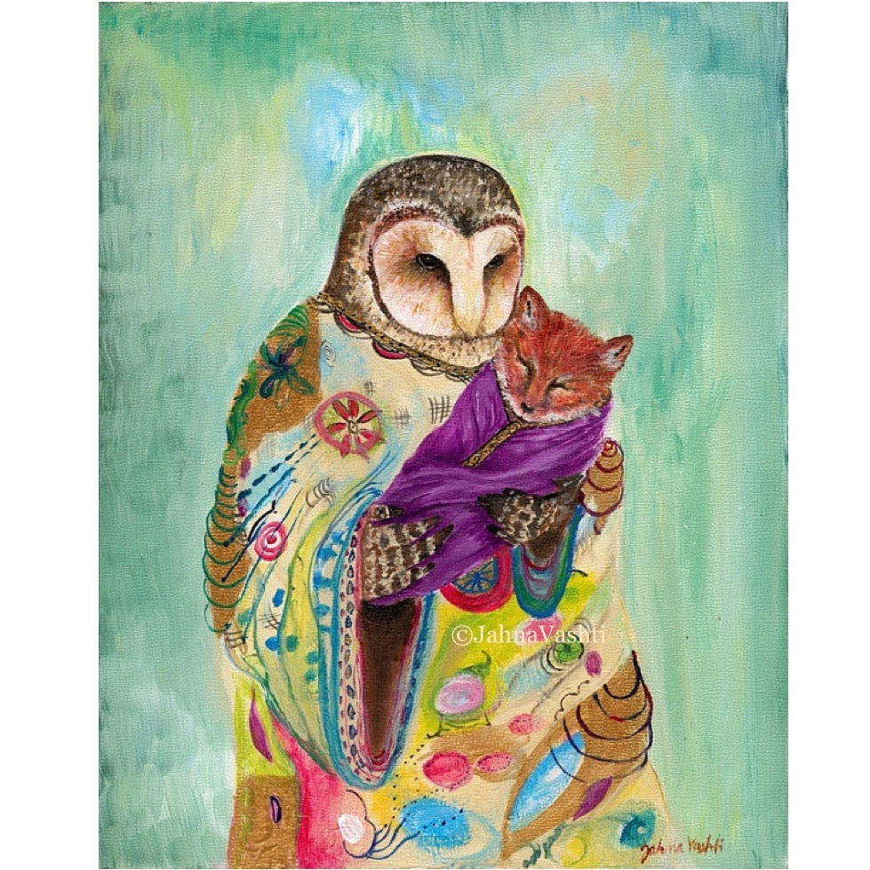 Mother Owl Print