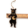 Wooden Banjo Bear Ornament