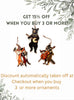 Wooden Raccoon Ornament