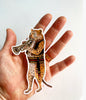 Vinyl Sticker // Leopard // Die Cut Trumpeting Leopard Sticker